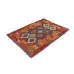 Kilim szőnyeg 147x108 kézi szövésű afgán gyapjú kilim