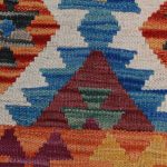 Kilim szőnyeg 147x108 kézi szövésű afgán gyapjú kilim