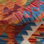 Kilim szőnyeg 147x108 kézi szövésű afgán gyapjú kilim