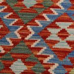 Kilim szőnyeg 149x101 kézi szövésű afgán gyapjú kilim