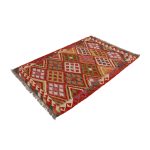 Kilim szőnyeg 159x106 kézi szövésű afgán gyapjú kilim