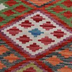 Kilim szőnyeg 159x106 kézi szövésű afgán gyapjú kilim