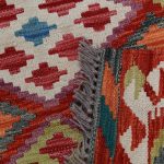 Kilim szőnyeg 159x106 kézi szövésű afgán gyapjú kilim
