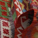 Kilim szőnyeg 159x106 kézi szövésű afgán gyapjú kilim