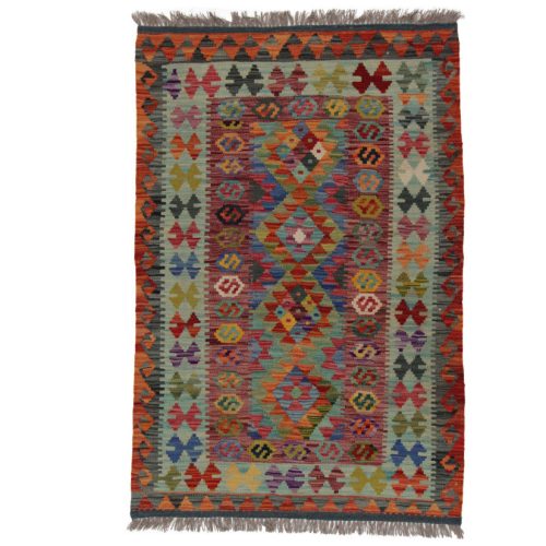 Kilim szőnyeg 146x97 kézi szövésű afgán gyapjú kilim