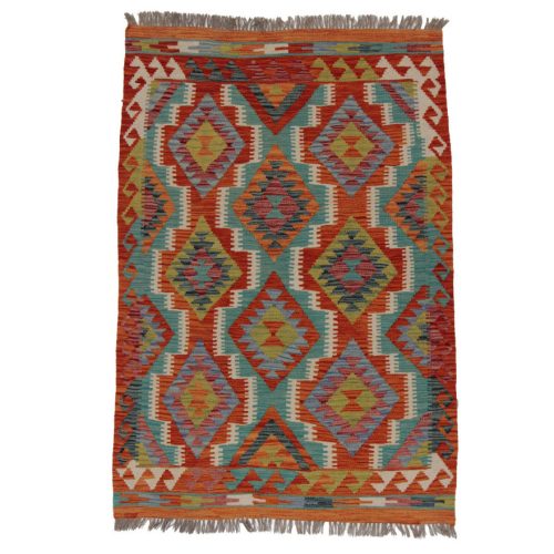 Kilim szőnyeg 156x108 kézi szövésű afgán gyapjú kilim