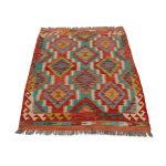 Kilim szőnyeg 156x108 kézi szövésű afgán gyapjú kilim