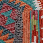 Kilim szőnyeg 156x108 kézi szövésű afgán gyapjú kilim
