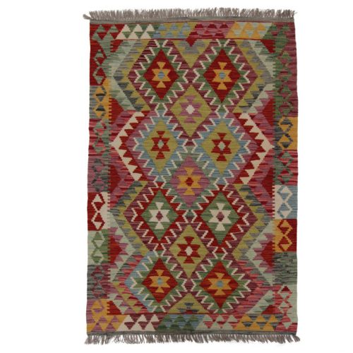 Kilim szőnyeg 149x101 kézi szövésű afgán gyapjú kilim