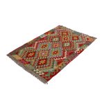 Kilim szőnyeg 149x101 kézi szövésű afgán gyapjú kilim