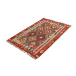 Kilim szőnyeg 146x100 kézi szövésű afgán gyapjú kilim