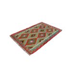 Kilim szőnyeg 157x106 kézi szövésű afgán gyapjú kilim