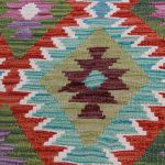 Kilim szőnyeg 157x106 kézi szövésű afgán gyapjú kilim