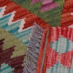 Kilim szőnyeg 157x106 kézi szövésű afgán gyapjú kilim