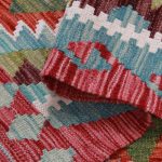 Kilim szőnyeg 157x106 kézi szövésű afgán gyapjú kilim