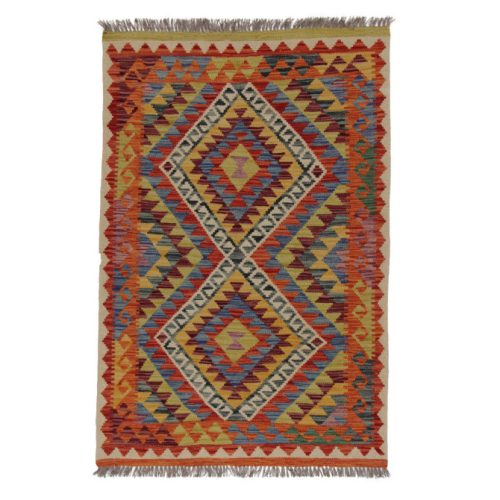 Kilim szőnyeg 152x102 kézi szövésű afgán gyapjú kilim