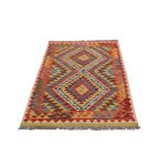 Kilim szőnyeg 152x102 kézi szövésű afgán gyapjú kilim