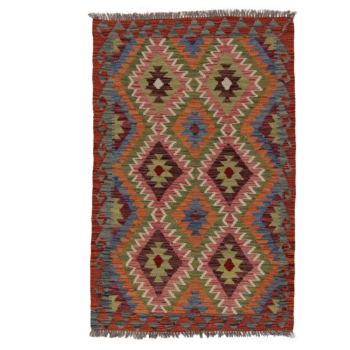 Kilim szőnyeg 145x101 kézi szövésű afgán gyapjú kilim