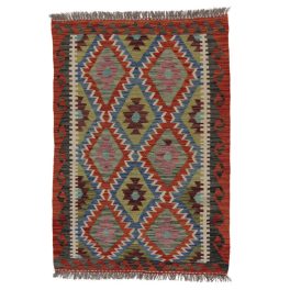 Kézi szövésű Kilim szőnyeg 142x100 afgán gyapjú kilim