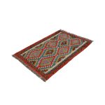Kézi szövésű Kilim szőnyeg 142x100 afgán gyapjú kilim