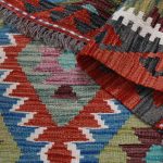 Kézi szövésű Kilim szőnyeg 142x100 afgán gyapjú kilim