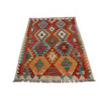 Kilim szőnyeg 148x102 kézi szövésű afgán gyapjú kilim