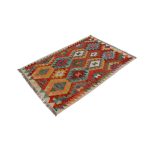 Kilim szőnyeg 148x102 kézi szövésű afgán gyapjú kilim