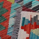 Kilim szőnyeg 148x102 kézi szövésű afgán gyapjú kilim