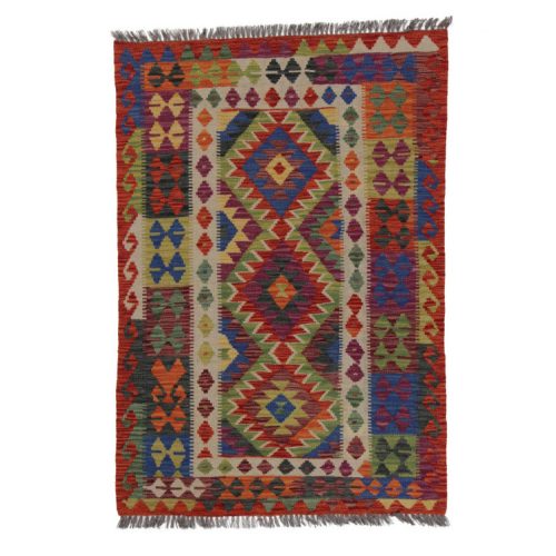 Kilim szőnyeg Chobi 144x99 kézi szövésű afgán gyapjú kilim