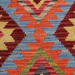 Kézi szövésű Kilim szőnyeg 141x100 afgán gyapjú kilim
