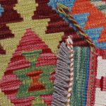 Kézi szövésű Kilim szőnyeg 141x100 afgán gyapjú kilim