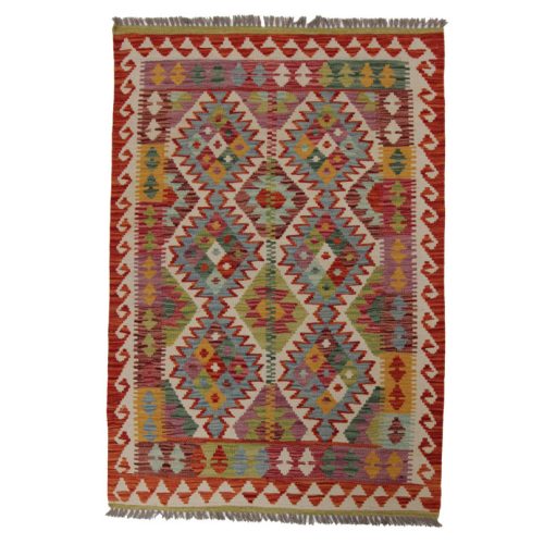 Kilim szőnyeg 154x100 kézi szövésű afgán gyapjú kilim