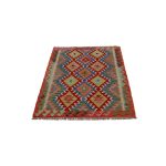 Kilim szőnyeg 153x104 kézi szövésű afgán gyapjú kilim