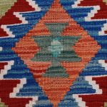 Kilim szőnyeg 153x104 kézi szövésű afgán gyapjú kilim