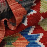 Kilim szőnyeg 153x104 kézi szövésű afgán gyapjú kilim