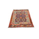 Kilim szőnyeg 158x102 kézi szövésű afgán gyapjú kilim