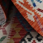 Kilim szőnyeg 158x102 kézi szövésű afgán gyapjú kilim