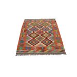 Kilim szőnyeg 148x103 kézi szövésű afgán gyapjú kilim