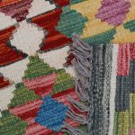 Kilim szőnyeg 148x103 kézi szövésű afgán gyapjú kilim