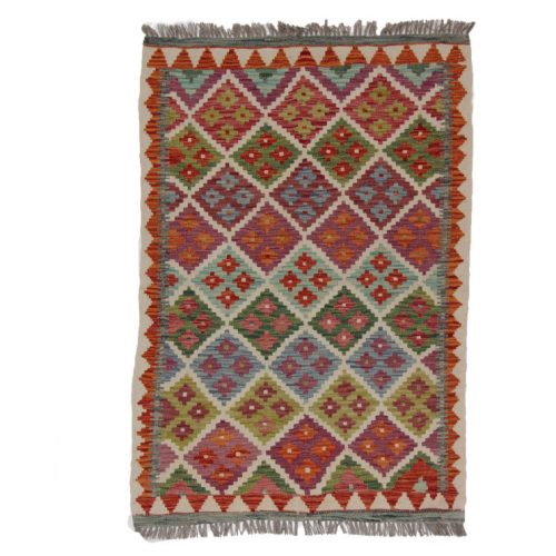 Chobi Kilim szőnyeg 154x106 kézi szövésű afgán gyapjú kilim