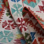 Kilim szőnyeg 157x98 kézi szövésű afgán gyapjú kilim