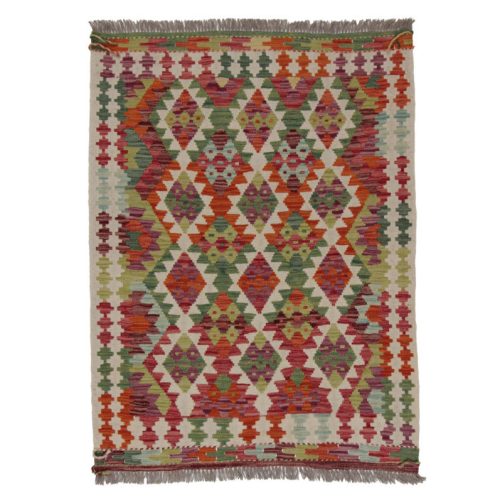 Chobi Kilim szőnyeg 144x110 kézi szövésű afgán gyapjú kilim