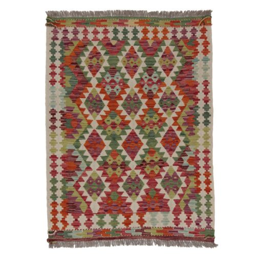 Kilim szőnyeg 144x110 kézi szövésű afgán gyapjú kilim