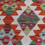 Kilim szőnyeg 144x110 kézi szövésű afgán gyapjú kilim