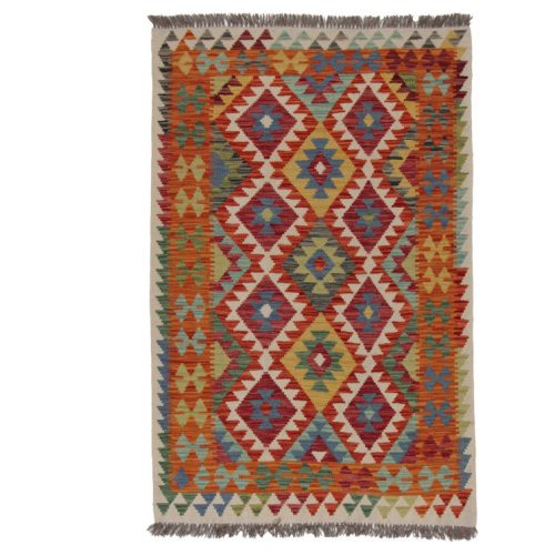 Kilim szőnyeg 157x102 kézi szövésű afgán gyapjú kilim