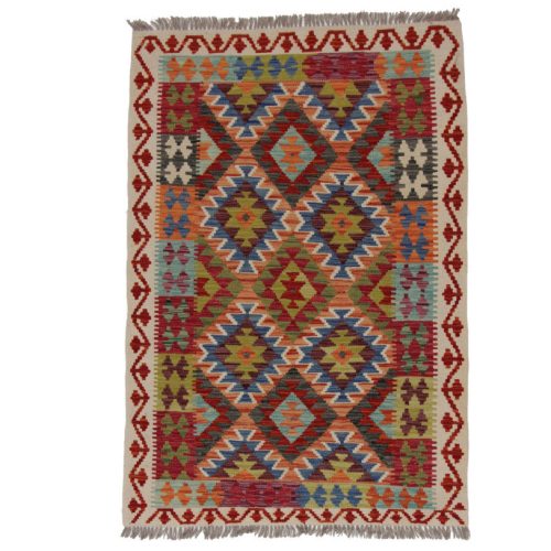 Kilim szőnyeg 153x105 kézi szövésű afgán gyapjú kilim