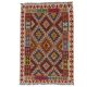 Kilim szőnyeg Chobi 153x105 kézi szövésű afgán gyapjú kilim