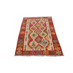 Chobi Kilim szőnyeg 156x93 kézi szövésű afgán gyapjú kilim