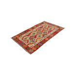 Chobi Kilim szőnyeg 156x93 kézi szövésű afgán gyapjú kilim