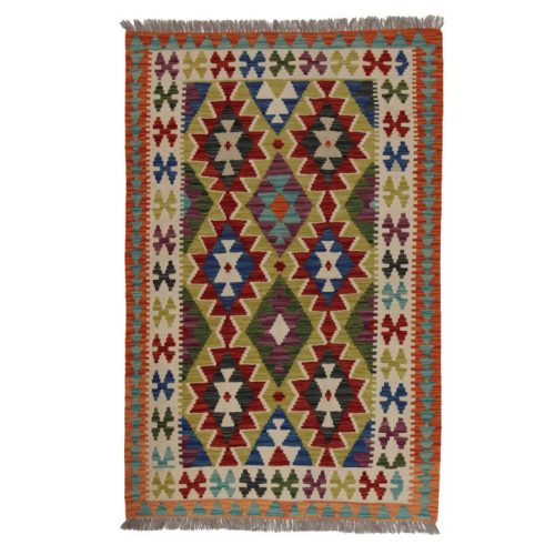 Kilim szőnyeg Chobi 152x98 kézi szövésű afgán gyapjú kilim